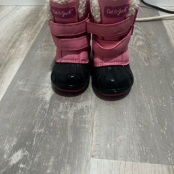 Cat & Jack Other - Cat & Jack Pink and Black Kids' Boots